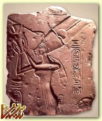 عکس بانو نفرتیتی ملکه مصر باستان