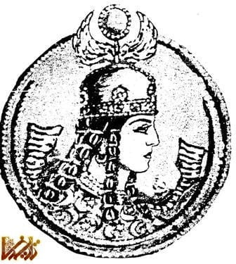 سکه بانوی ساسانی