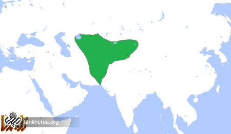قلمرو هپتالیان، در حدود سال ۵۰۰ میلادی