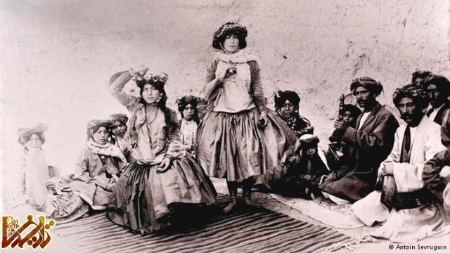 رقاصان و نوازندگان کرد در زمان قاجار