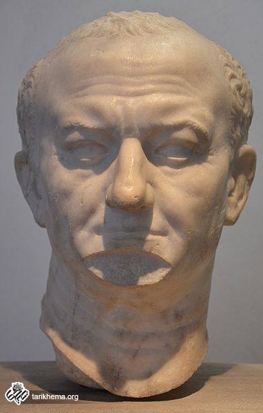 وسپاسیان، از Ostia تاریخ ساخت مجسمه احتمالا ۶۹-۷۹ ق.م | موزه ملی روم، ایتالیا | تاریخ ما