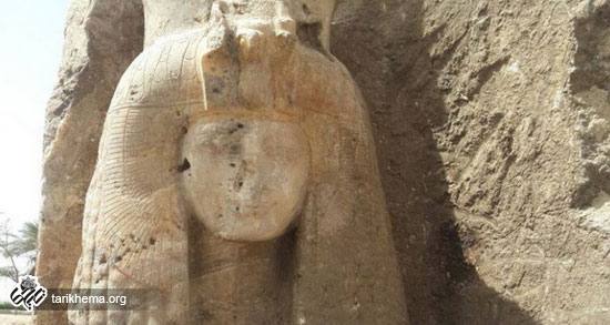 کشف احتمالی مجسمه مادربزرگ پادشاه توت در امتداد رود نیل