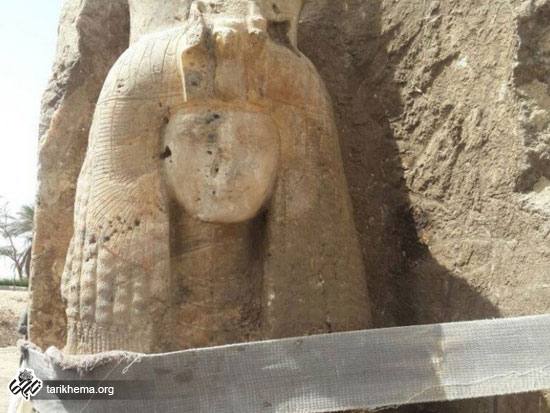 کشف احتمالی مجسمه مادربزرگ پادشاه توت در امتداد رود نیل