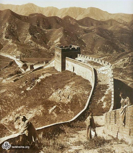 تصویری از دیوار چین در سال ۱۹۰۷ (میلادی)