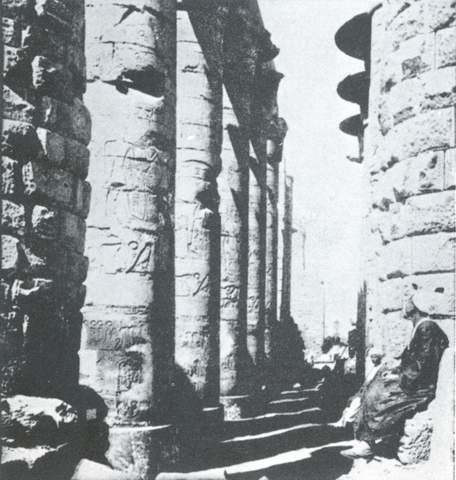 عکس ستون های معبد کرنک مصر باستان