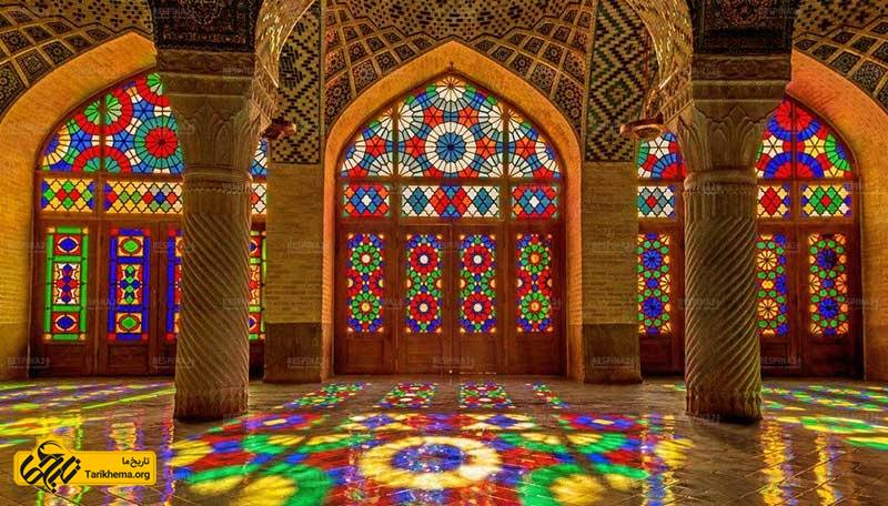 مسجد نصیرالملک شیراز، تلفیقی از نور و رنگ