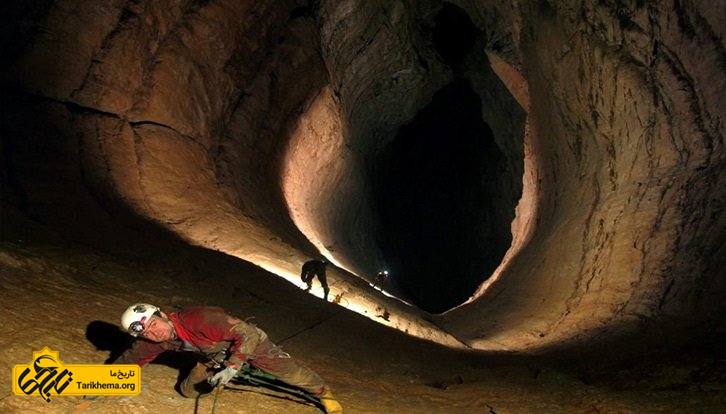 غارنوردی در غار پرآو کرمانشاه
