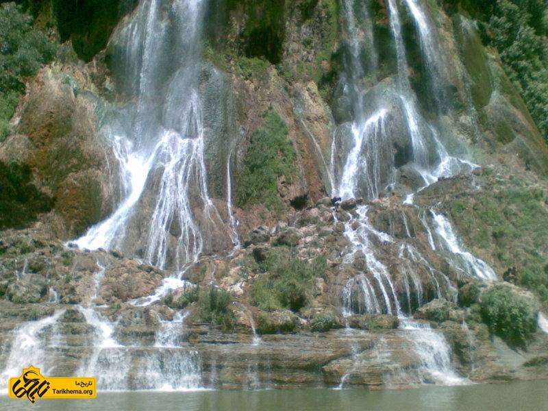 تصویر آبشار ایج ( میج - ده قلو ) رامسر مازندران