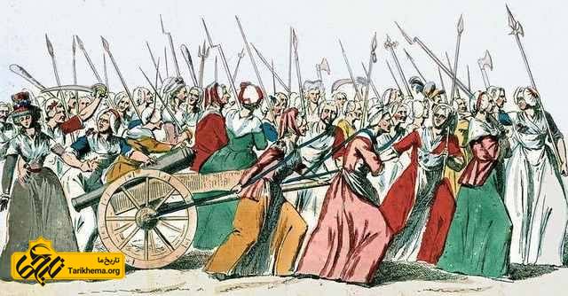 راهپیمایی زنان در ورسای، یک رویداد مهم در انقلاب فرانسه