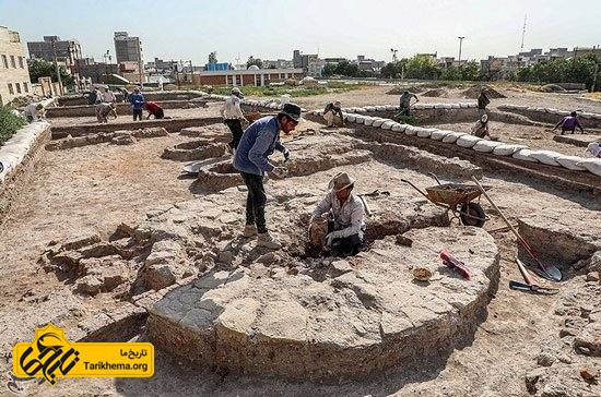 پیدا کردن آثار باستانی در کاوش مسجد جامع عتیق اردبیل