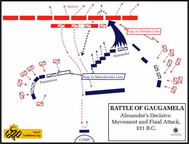 نقشه نبرد گوگمل