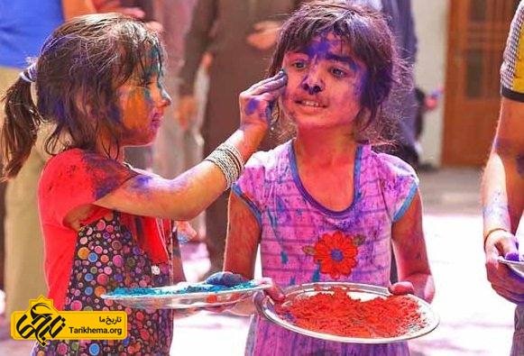 جشن رنگ ها در هند