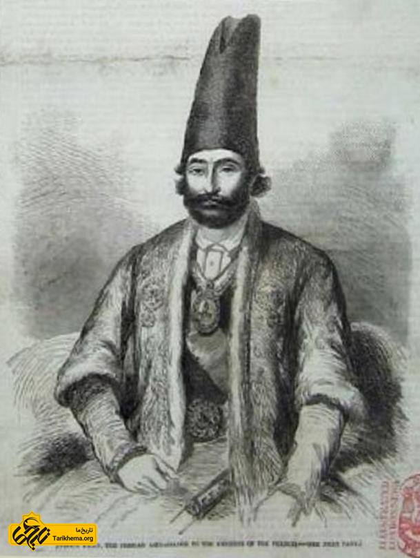 تصویر فرخ خان در هفته نامه «مصور خبری لندن»، ۱۸۵۷