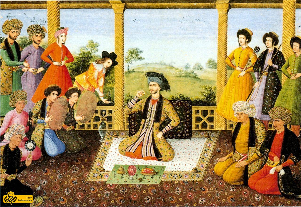 شاه سلیمان در اصفهان به سال ۱۰۴۹ خورشیدی