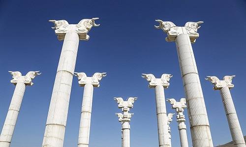 شبیه سازی آثار تاریخی جهان در پارک ملل همدان