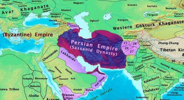 قلمرو امپراطوری ساسانی