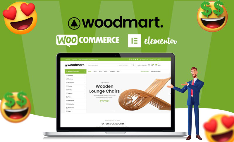 قیمت قالب وودمارت خرید قالب وودمارت Woodmart