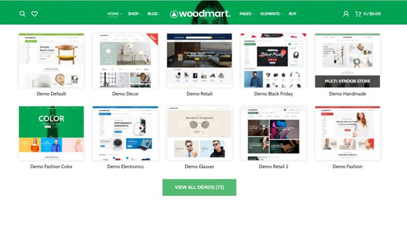 قالب woodmart خرید قالب وودمارت