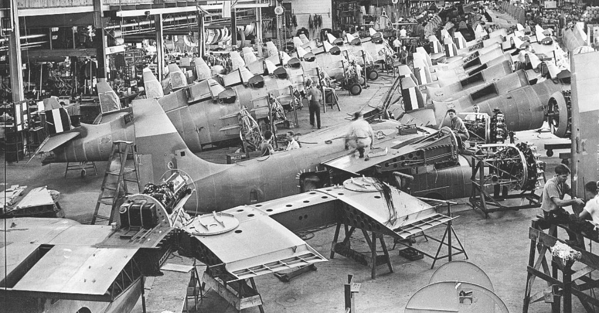 تاثیرات جنگ جهانی دوم بر صنایع - گرند کنترل