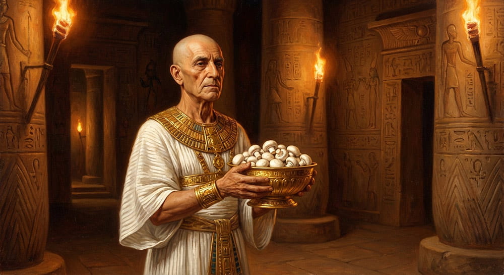 تاریخچه پیدایش و پرورش قارچ از مصر باستان