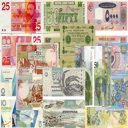 واحد پول کشورهای مهم در هر ۵ قاره دنیا